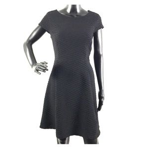 Black Fit and Flare Dress